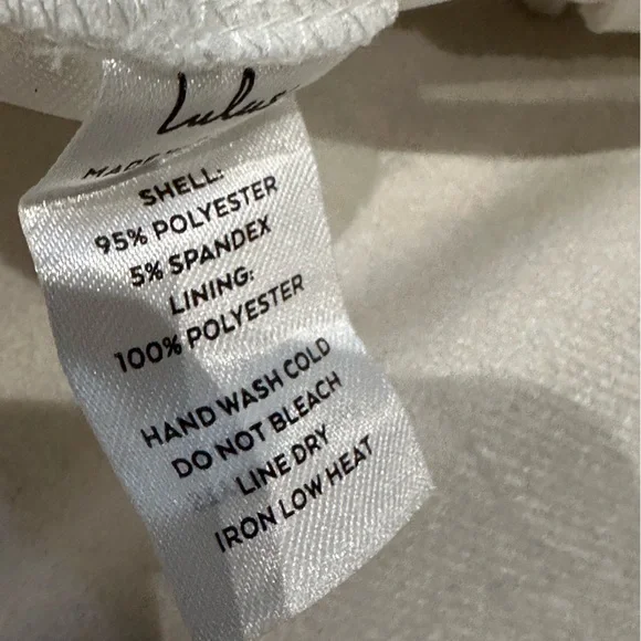 Lulus Devoted to Fun Ivory One-Shoulder Sleeveless Jumpsuit Size Medium NWOT - Picture 14 of 15